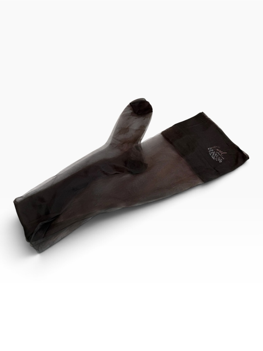 Enzel Of Paris Seamless Plain Stitch Nylon Stockings Size 10 RHT 32” Black Pearl